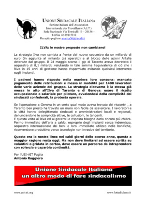 ilva 13 settembre 2013