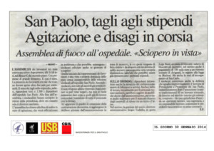 min articolo il giorno del 30 01 2014